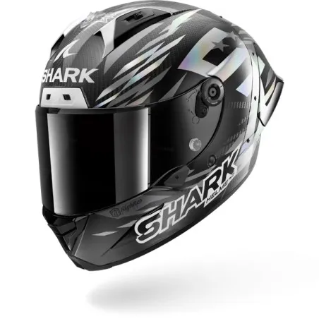 SHARK integral motorcycle helmet AERON GP FIM RACING2 REPLICA ZARCO WINTER TEST 2026 carbon / anthracite / chrome