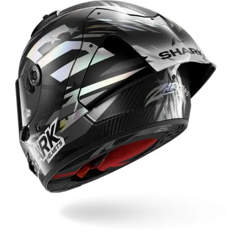 SHARK integral motorcycle helmet AERON GP FIM RACING2 REPLICA ZARCO WINTER TEST 2026 carbon / anthracite / chrome