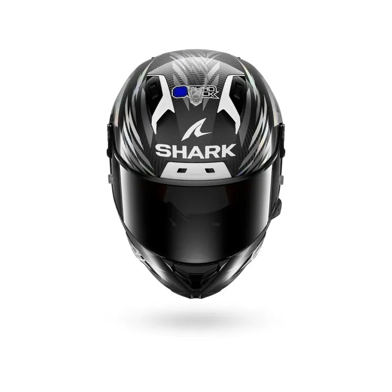 SHARK integral motorcycle helmet AERON GP FIM RACING2 REPLICA ZARCO WINTER TEST 2026 carbon / anthracite / chrome