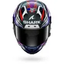 SHARK integral motorcycle helmet AERON GP FIM RACING2 REPLICA ZARCO SIGNATURE 2026 carbon / purple / chrome