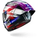 SHARK integral motorcycle helmet AERON GP FIM RACING2 REPLICA ZARCO GP DE FRANCE 2026  carbon / chrome / red
