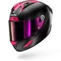 SHARK casque moto intégral AERON CARBON SKIN carbone / voilet / bleu
