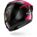 SHARK integral motorcycle helmet AERON CARBON SKIN carbon / purple / blue