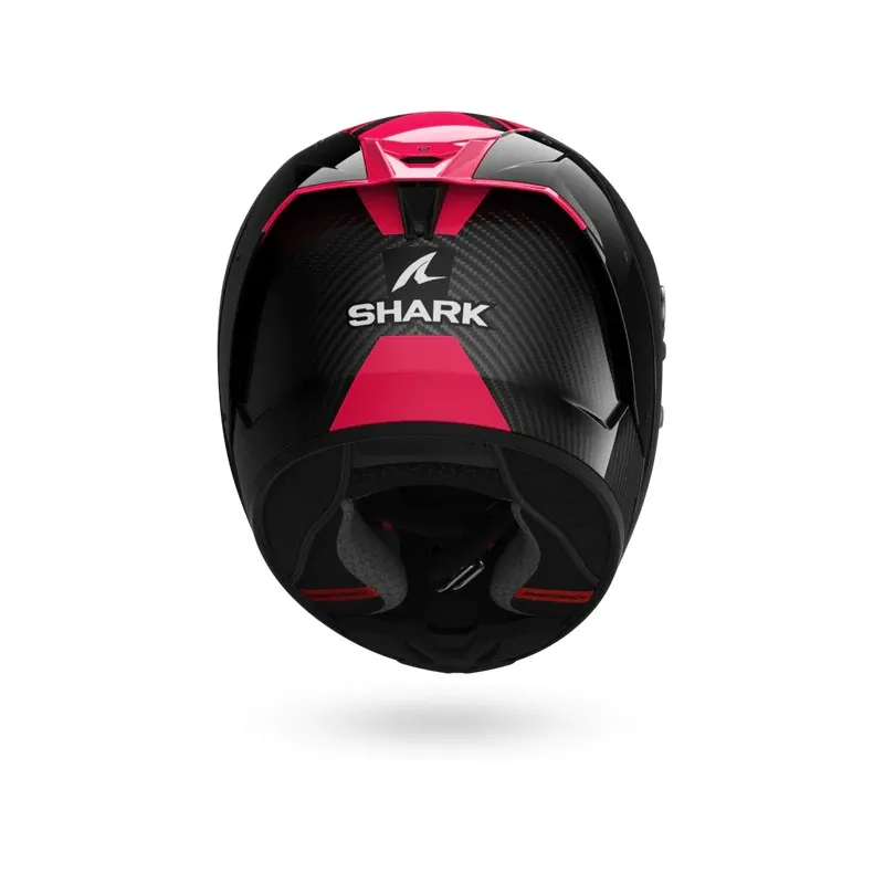 SHARK integral motorcycle helmet AERON CARBON SKIN carbon / purple / blue