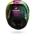 SHARK casque moto intégral AERON FAWN carbone / voilet / jaune