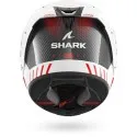 SHARK casque moto intégral AERON SPEED-TECH carbone / blanc / rouge