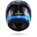 SHARK casque moto intégral AERON SPEED-FANCY carbone / blanc / bleu