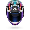 SHARK integral motorcycle helmet AERON SPEED-FANCY carbon / white / orange