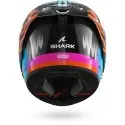 SHARK integral motorcycle helmet AERON SPEED-FANCY carbon / white / orange