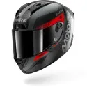 SHARK integral motorcycle helmet AERON SPEED-FANCY carbon / anthracite / red
