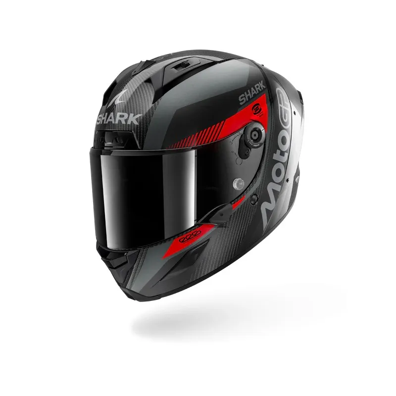 SHARK casque moto intégral AERON MOTOGP carbone / anthracite / rouge