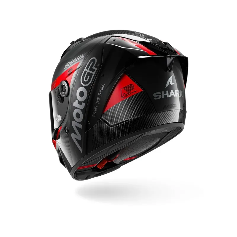 SHARK casque moto intégral AERON MOTOGP carbone / anthracite / rouge