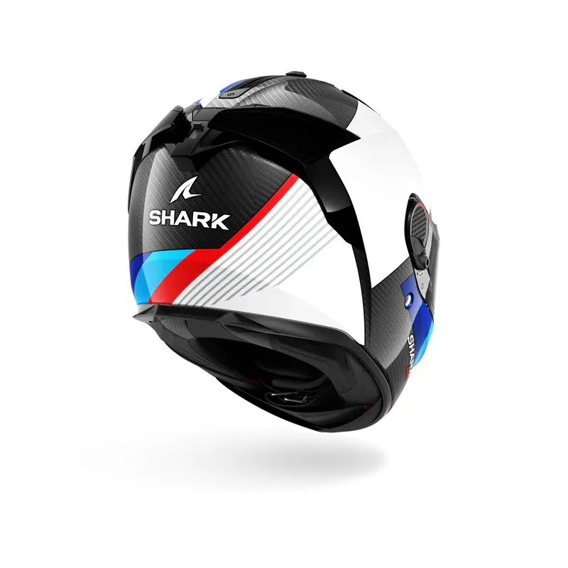 SHARK integral motorcycle helmet SPARTAN GT PRO DOKHTA CARBON white / blue