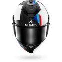 SHARK integral motorcycle helmet SPARTAN GT PRO DOKHTA CARBON white / blue