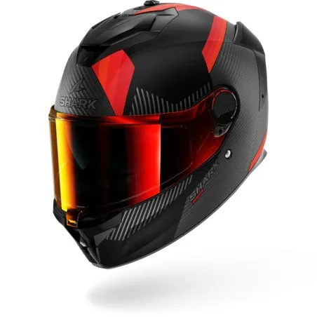 SHARK integral motorcycle helmet SPARTAN GT PRO DOKHTA CARBON orange / anthracite