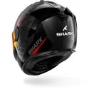 SHARK integral motorcycle helmet SPARTAN GT PRO KULTRAM CARBON  orange / black