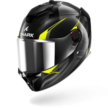 SHARK integral motorcycle helmet SPARTAN GT PRO KULTRAM CARBON  yellow / black