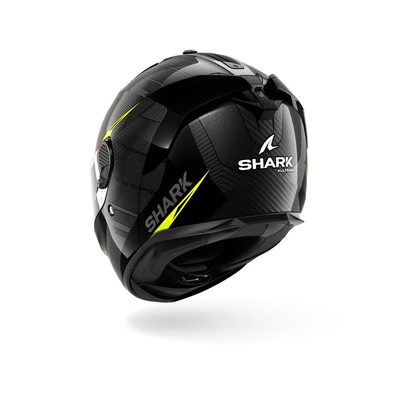 SHARK integral motorcycle helmet SPARTAN GT PRO KULTRAM CARBON  yellow / black