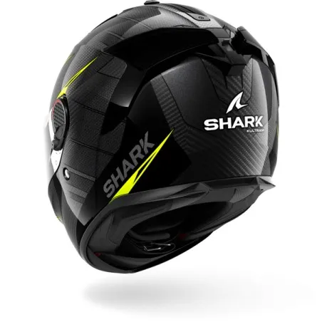 SHARK integral motorcycle helmet SPARTAN GT PRO KULTRAM CARBON  yellow / black