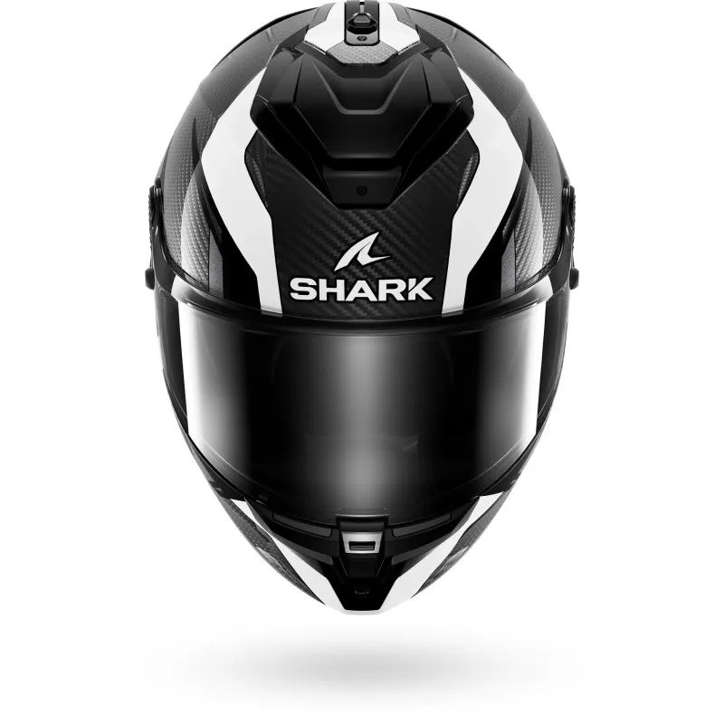 SHARK integral motorcycle helmet SPARTAN GT PRO KULTRAM CARBON  white / black