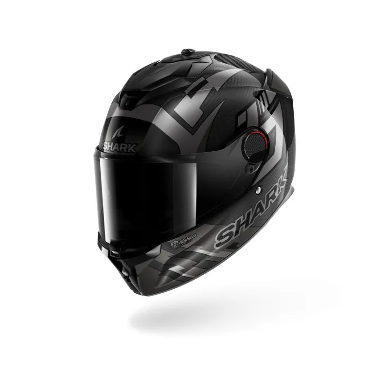SHARK integral motorcycle helmet SPARTAN GT PRO REPLICA ZARCO TRACK RACER carbon / anthracite / chrome