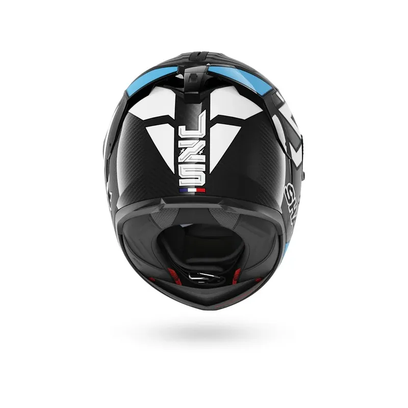 SHARK casque moto intégral SPARTAN GT PRO REPLICA ZARCO TRACK RACER carbone / blanc / bleu