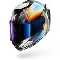 SHARK casque moto intégral SPARTAN GT PRO STHYR carbone / blanc / chrome