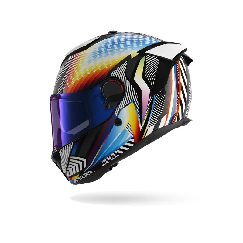 SHARK casque moto intégral SPARTAN GT PRO STHYR carbone / blanc / chrome