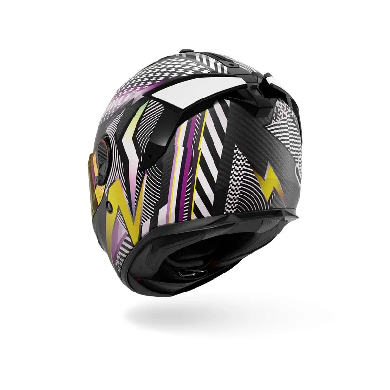 SHARK casque moto intégral SPARTAN GT PRO STHYR carbone mat / blanc / chrome