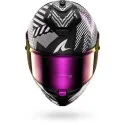 SHARK integral motorcycle helmet SPARTAN GT PRO STHYR matt carbon / white / chrom