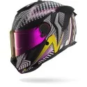 SHARK integral motorcycle helmet SPARTAN GT PRO STHYR matt carbon / white / chrom