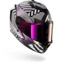 SHARK casque moto intégral SPARTAN GT PRO STHYR carbone mat / blanc / chrome