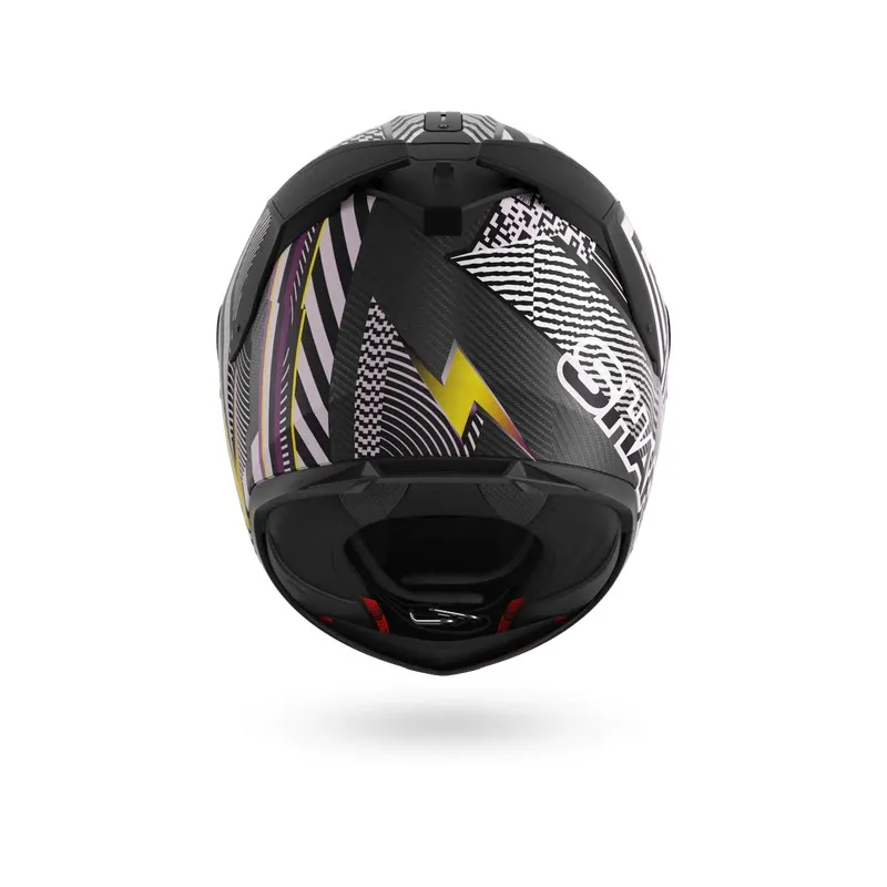SHARK casque moto intégral SPARTAN GT PRO STHYR carbone mat / blanc / chrome