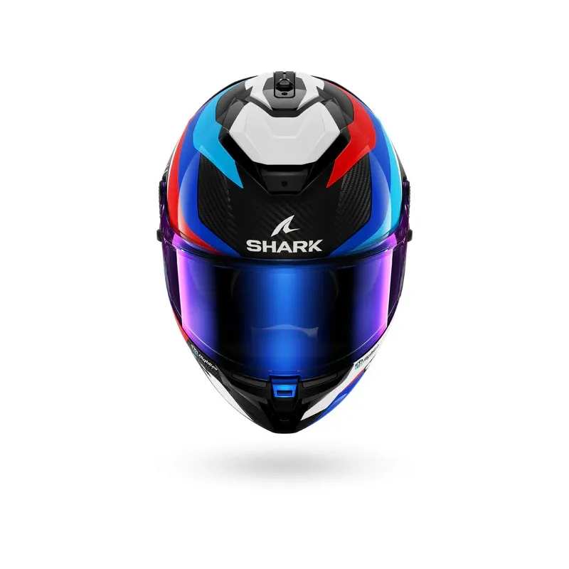 SHARK casque moto intégral SPARTAN GT PRO GUINTOLI carbone mat / blanc / chrome