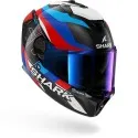 SHARK integral motorcycle helmet SPARTAN GT PRO GUINTOLI carbon / blue / red