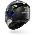 SHARK integral motorcycle helmet SPARTAN GT PRO SPEED-VIB carbon / anthracite / blue
