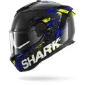 SHARK casque moto intégral SPARTAN GT PRO SPEED-VIB carbone / anthracite / bleu