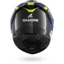 SHARK integral motorcycle helmet SPARTAN GT PRO SPEED-VIB carbon / anthracite / blue