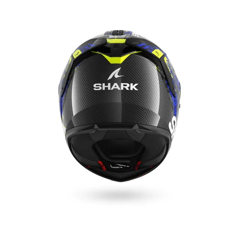 SHARK integral motorcycle helmet SPARTAN GT PRO SPEED-VIB carbon / anthracite / blue
