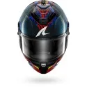 SHARK integral motorcycle helmet SPARTAN GT PRO SPEED-VIB carbon / blue / red