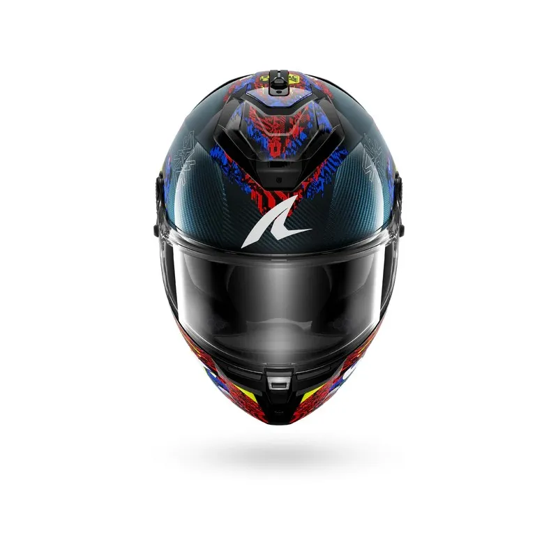 SHARK integral motorcycle helmet SPARTAN GT PRO SPEED-VIB carbon / blue / red