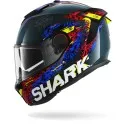 SHARK casque moto intégral SPARTAN GT PRO SPEED-VIB carbone / bleu / rouge