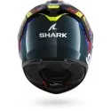 SHARK integral motorcycle helmet SPARTAN GT PRO SPEED-VIB carbon / blue / red