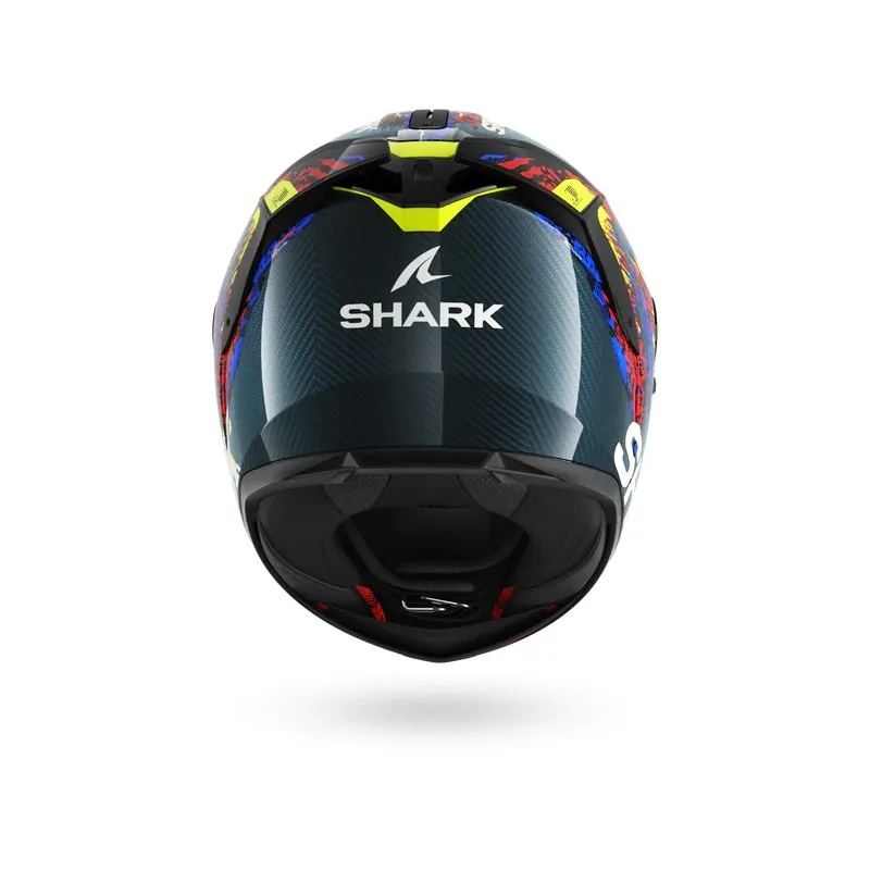 SHARK integral motorcycle helmet SPARTAN GT PRO SPEED-VIB carbon / blue / red
