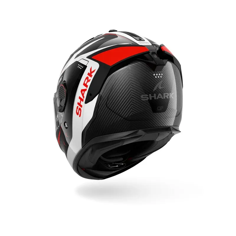 SHARK casque moto intégral SPARTAN GT PRO MEKARIUM CARBBN argent / rouge