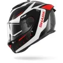 SHARK casque moto intégral SPARTAN GT PRO MEKARIUM CARBBN argent / rouge