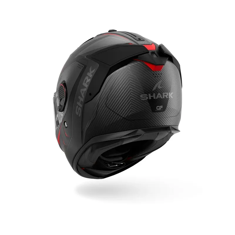 SHARK integral motorcycle helmet SPARTAN GT PRO MEKARIUM matt carbon / anthracite / red