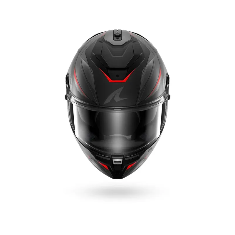 SHARK integral motorcycle helmet SPARTAN GT PRO MEKARIUM matt carbon / anthracite / red