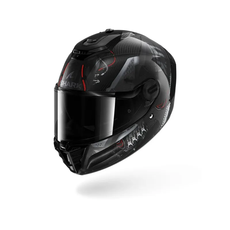 SHARK integral motorcycle helmet SPARTAN RS CARBON XBOT carbon / anthracite / red