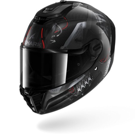 SHARK casque moto intégral SPARTAN RS CARBON XBOT carbone / anthracite / rouge